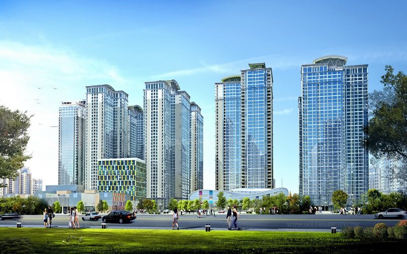 TỔNG THỂ DỰ ÁN CHUNG CƯ GOLDMARK CITY